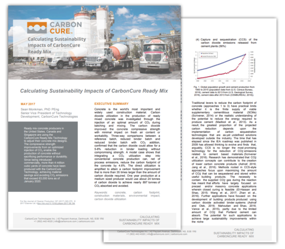 Calculating Sustainability Impacts of CarbonCure Ready Mix Thumbnail