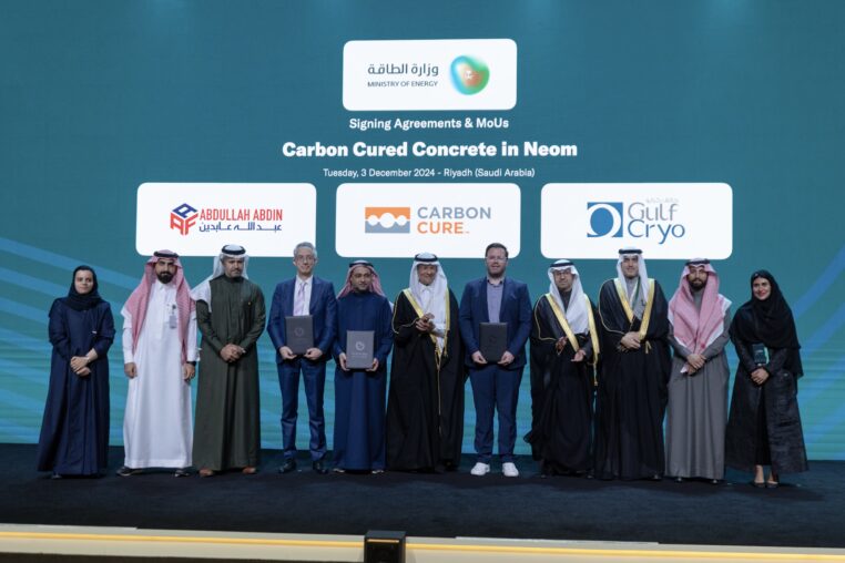 CarbonCure Reveals Groundbreaking Carbon Utilization Collaboration in Saudi Arabia with Abdin and Gulf Cryo Thumbnail