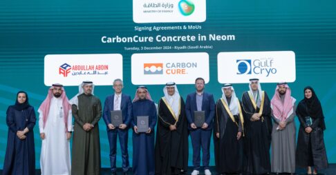 CarbonCure Reveals Groundbreaking Carbon Utilization Collaboration in Saudi Arabia with Abdin and Gulf Cryo Thumbnail